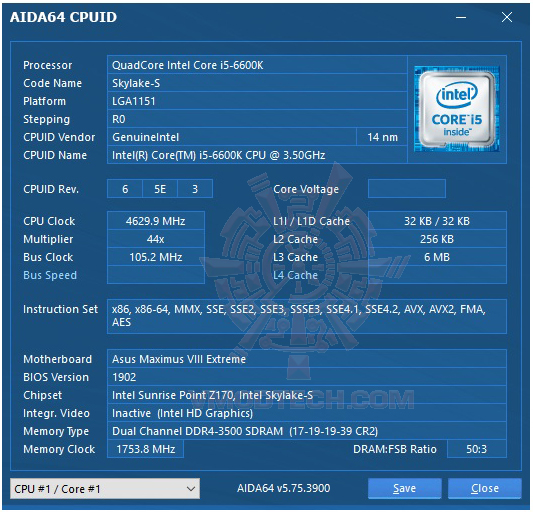 aida64-35 aida64 35 ADATA XPG Dazzle DDR4 3000Mhz 16GB CL16 16 16 1.35V Review
