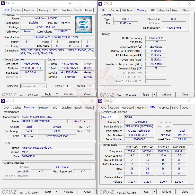 cpuid cpuid ADATA XPG Dazzle DDR4 3000Mhz 16GB CL16 16 16 1.35V Review
