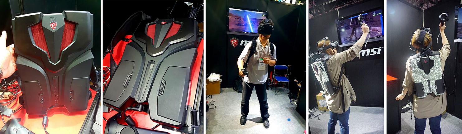 4 MSI เปิดประสบการณ์การเล่นเกมในรูปแบบ VR ด้วย Gaming Back Pack VR ONE ครั้งแรกที่งาน Tokyo Game Show 2016