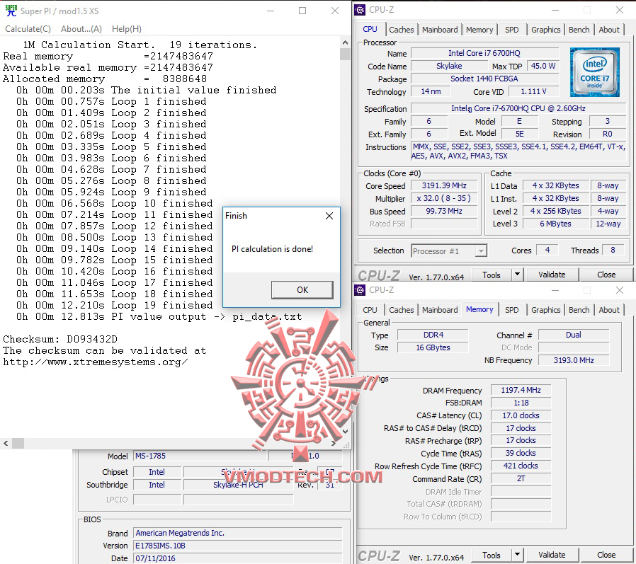 superpi 1mb MSI GT72VR 6RE Dominator Pro Tobii Review