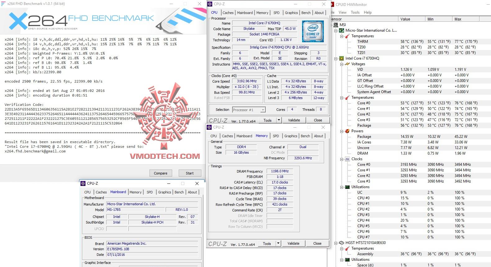 x264 2 MSI GT72VR 6RE Dominator Pro Tobii Review