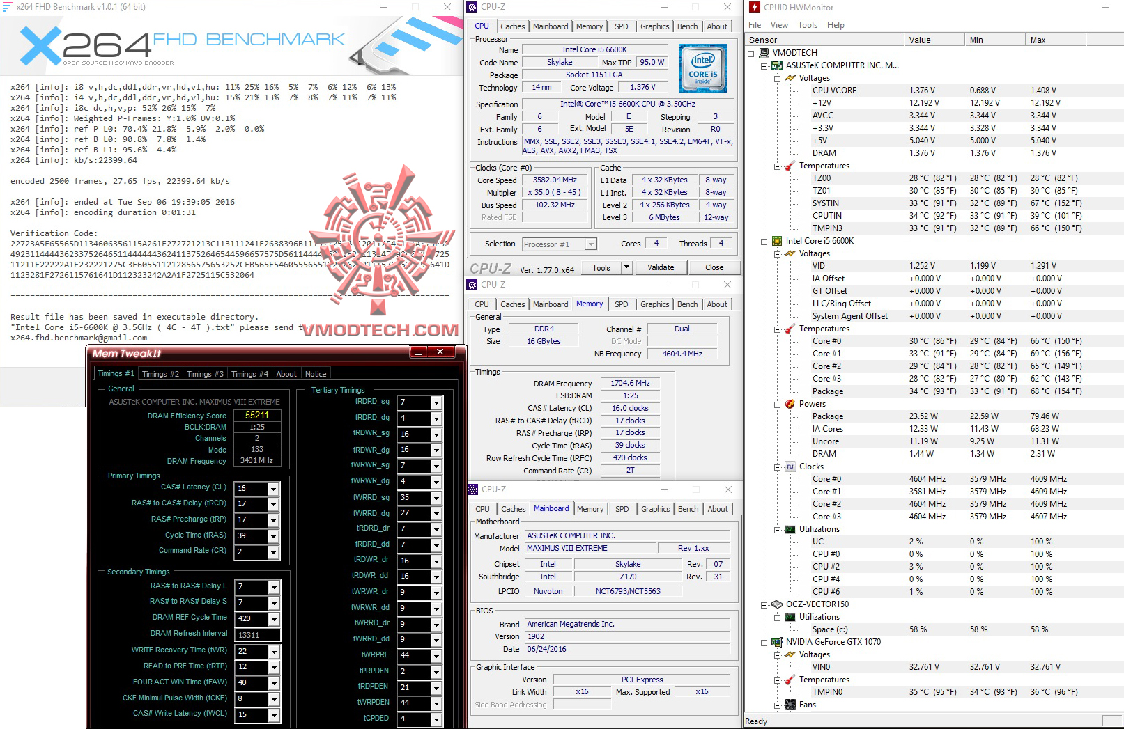 x264 34 CORSAIR VENGEANCE LED 16GB (2 x 8GB) DDR4 DRAM 3000MHz C15 REVIEW