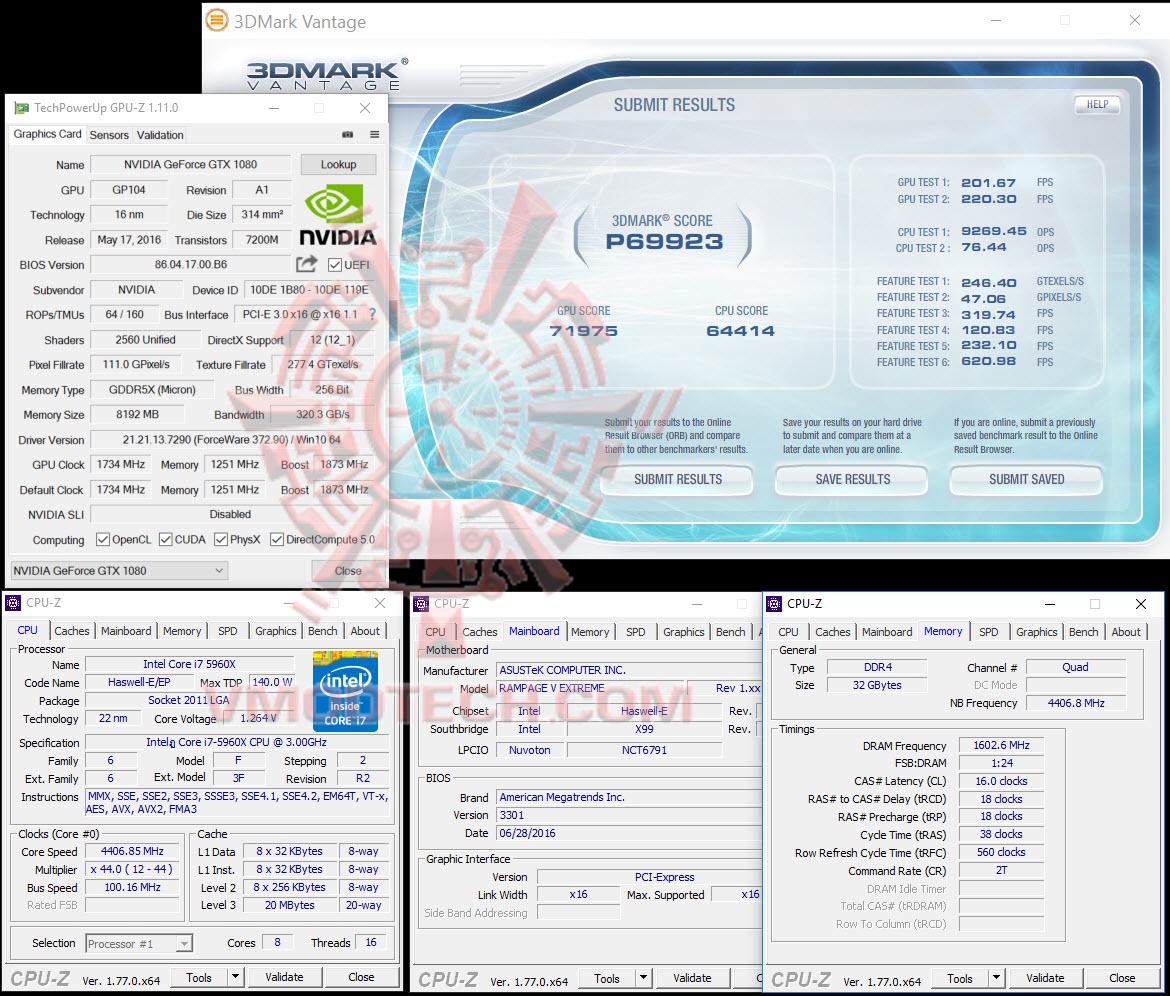 vantage GALAX GeForce GTX 1080 HOF Limited Edition