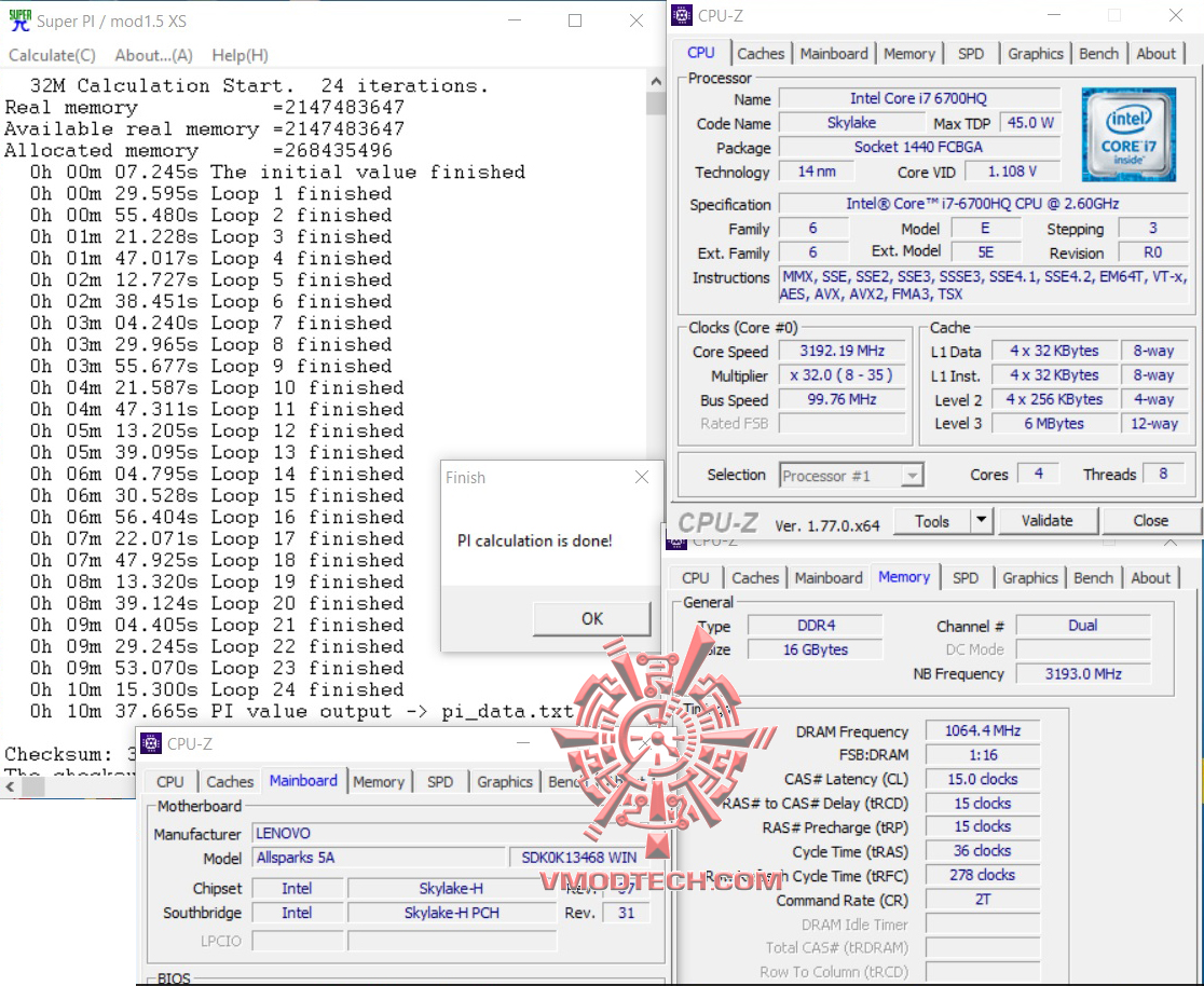 superpi32 Lenovo ideapad Y700 Review