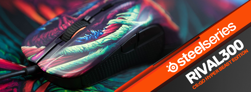 STEELSERIES เปิดตัวเม้าส์ RIVAL 300 CS:GO HYPER BEAST EDITION ลิมิเต็ดจากเกมส์ Counter-Strike (CS:GO)  