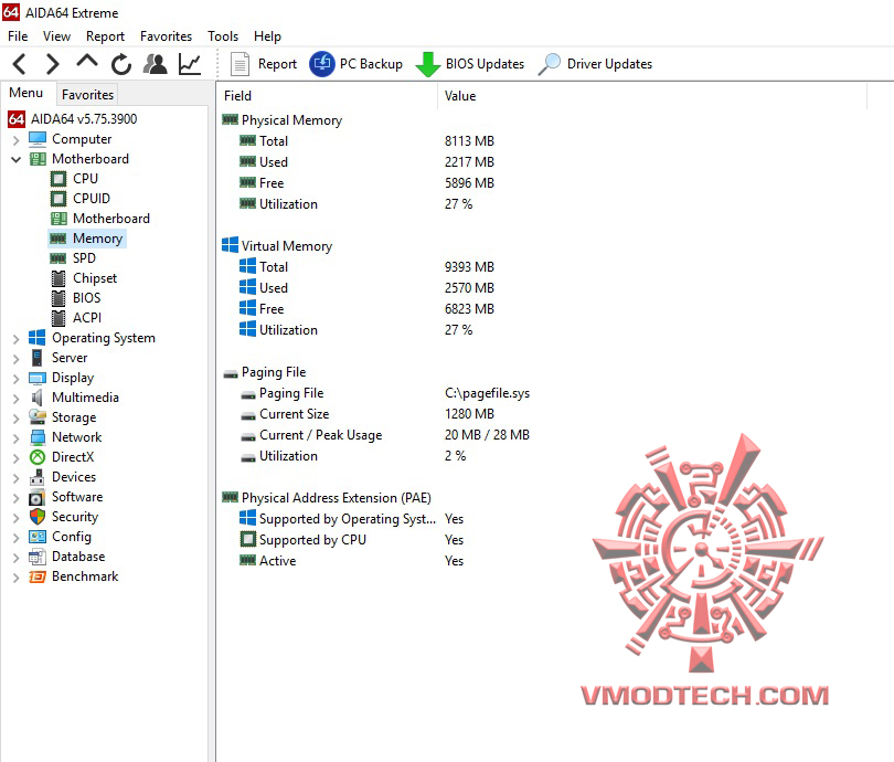meminfo Corsair Vengeance LPX 8GB (2x4GB) DDR4 DRAM 4200MHz C19 Review