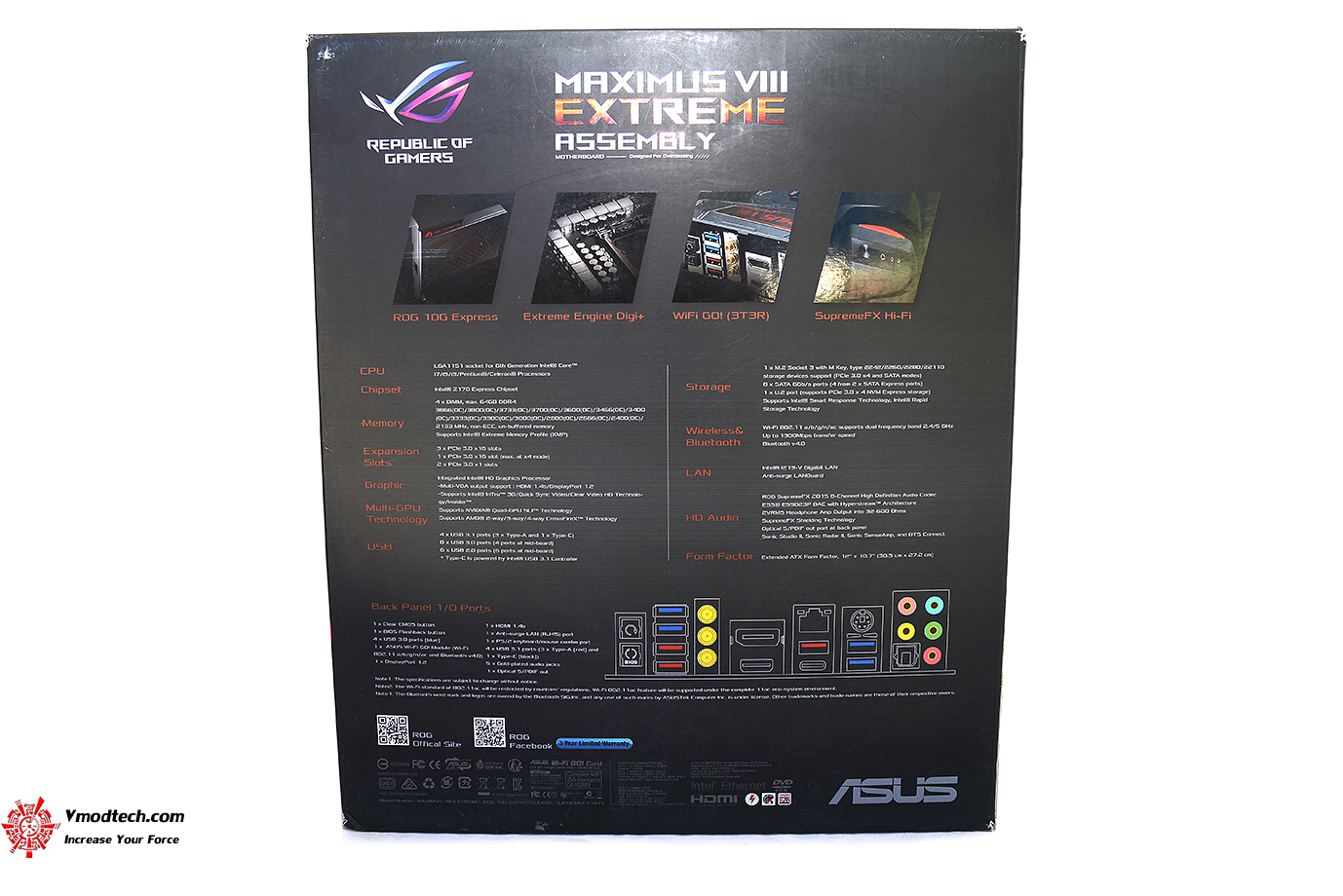 1 ASUS ROG MAXIMUS VIII EXTREME/ASSEMBLY REVIEW