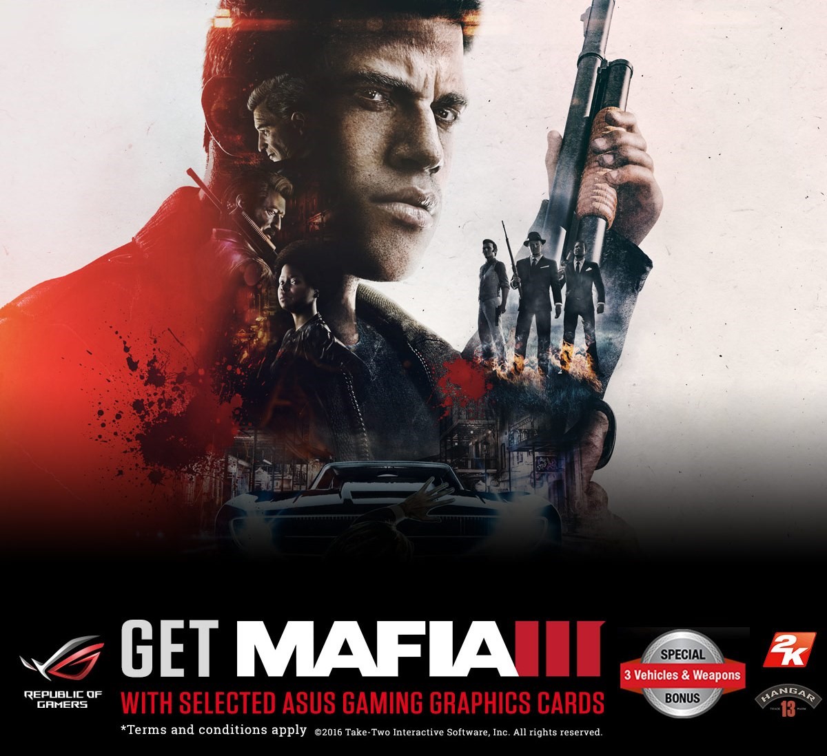 11 11 เอซุสจัดหนักสมนาคุณแด่เกมเมอร์หัวใจ GTX 10 ซีรีย์ด้วย Mafia III