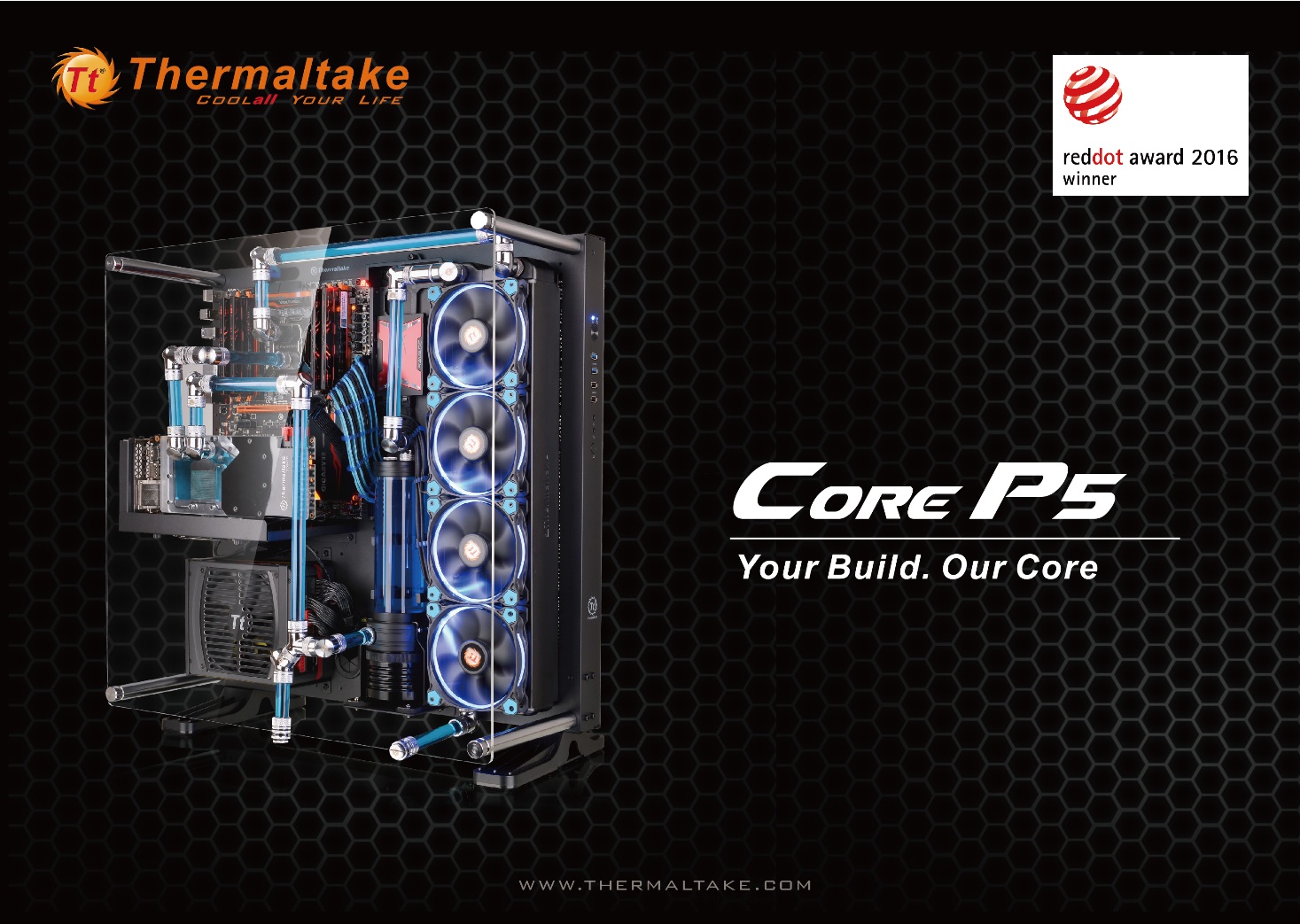 thermaltake-core-p5-open-frame-chassis thermaltake core p5 open frame chassis Thermaltake และ Tt eSPORTS ได้รับรางวัลชนะเลิศ “Red Dot Award: Product Design 2016”