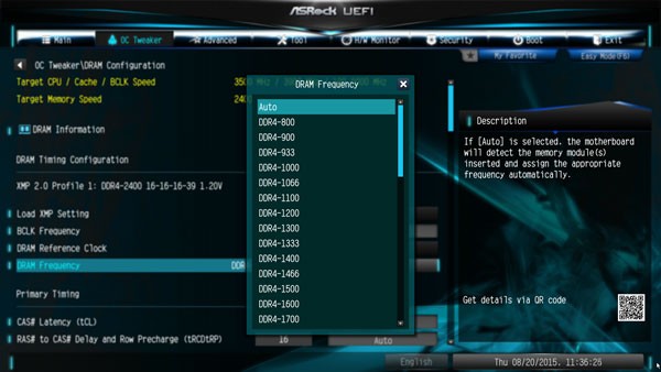 asrock z170 extreme6 2 เพิ่มศักยภาพที่ดีให้ระบบคอมพิวเตอร์ของท่าน ด้วยการปรับแต่งแรมบนเมนบอร์ด ASRock