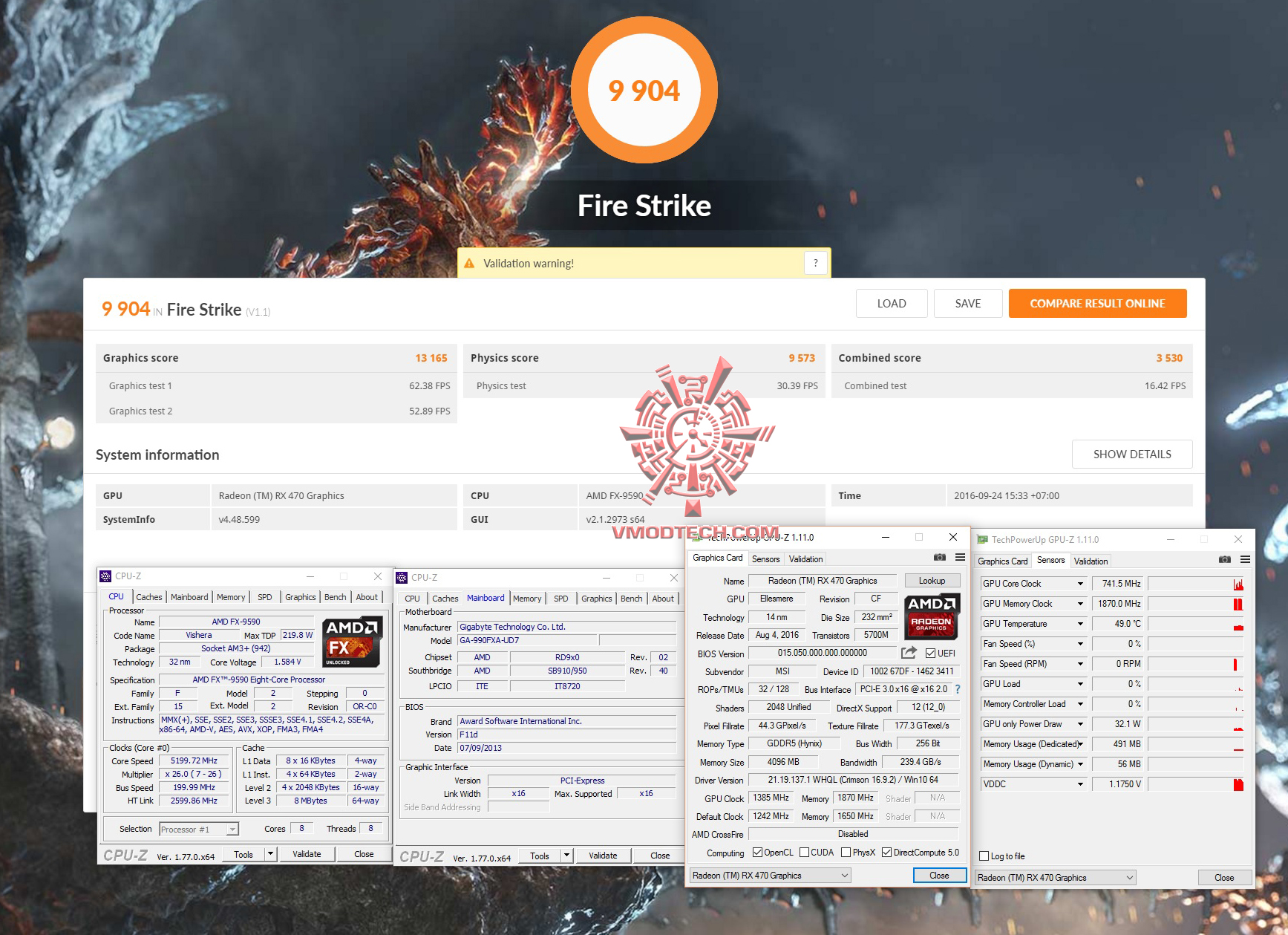 fire-oc fire oc MSI Radeon RX 470 GAMING X 4G Review