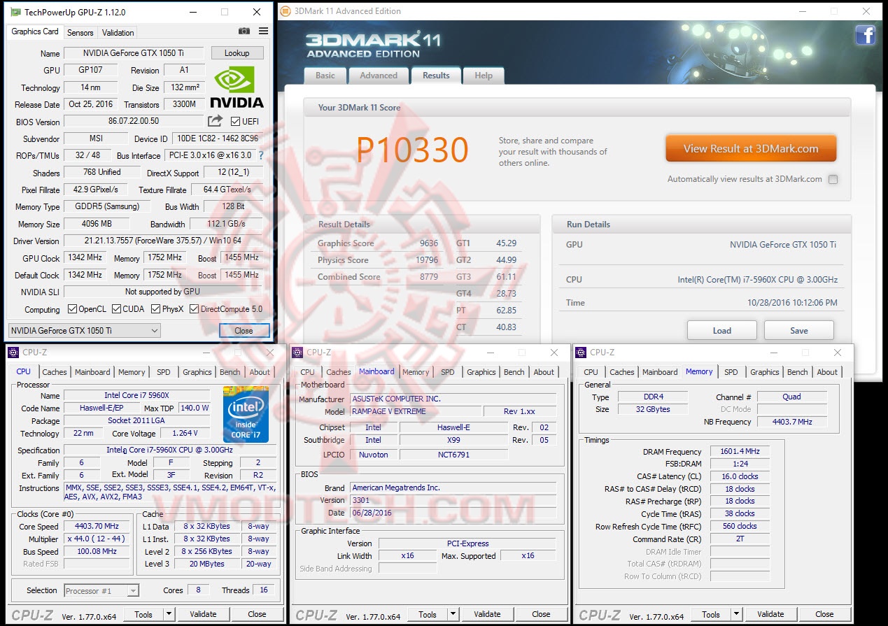 3dmark hotsell 1050 ti