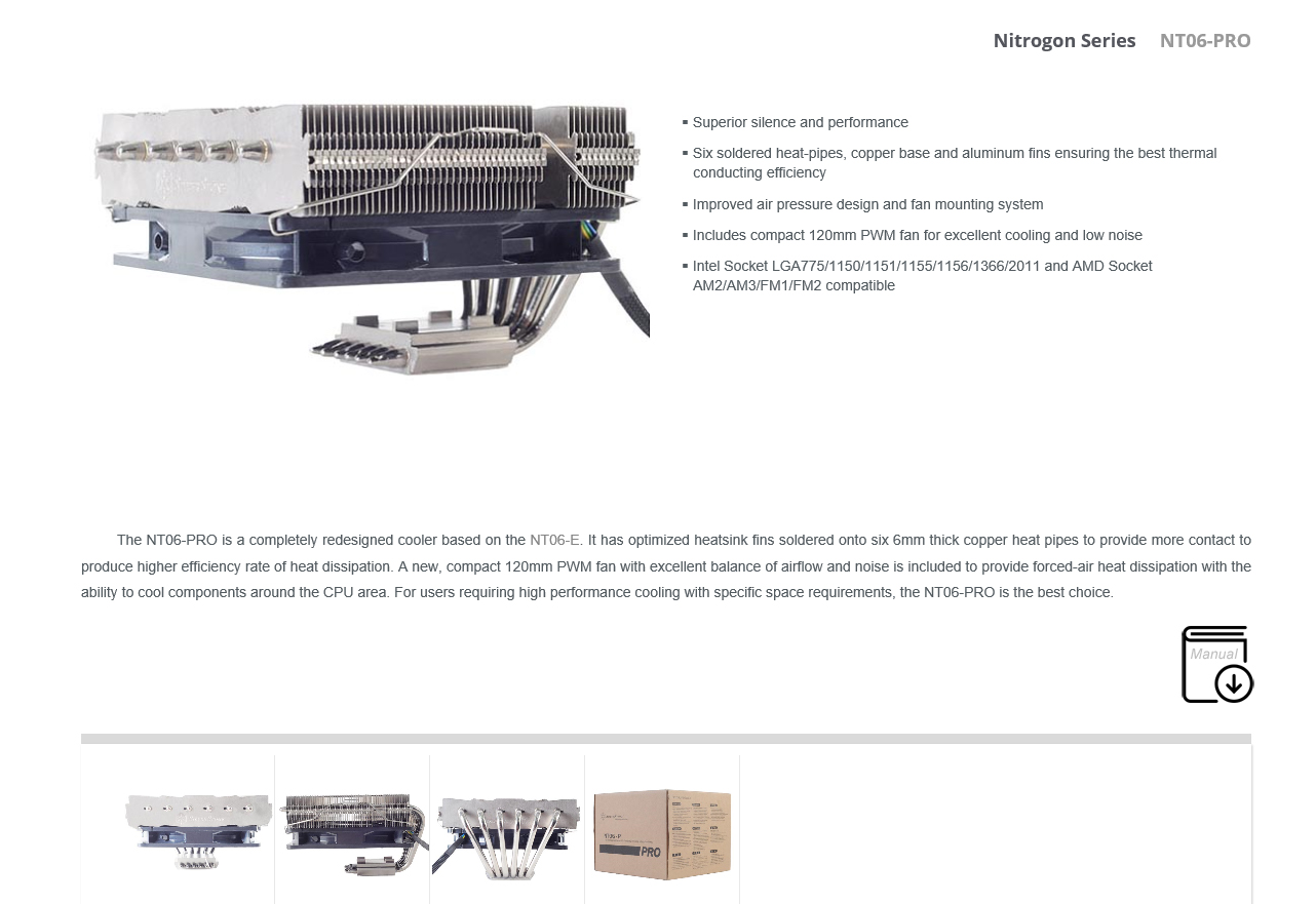 spec SilverStone Nitrogen NT06 PRO Low Profile CPU Cooler Review