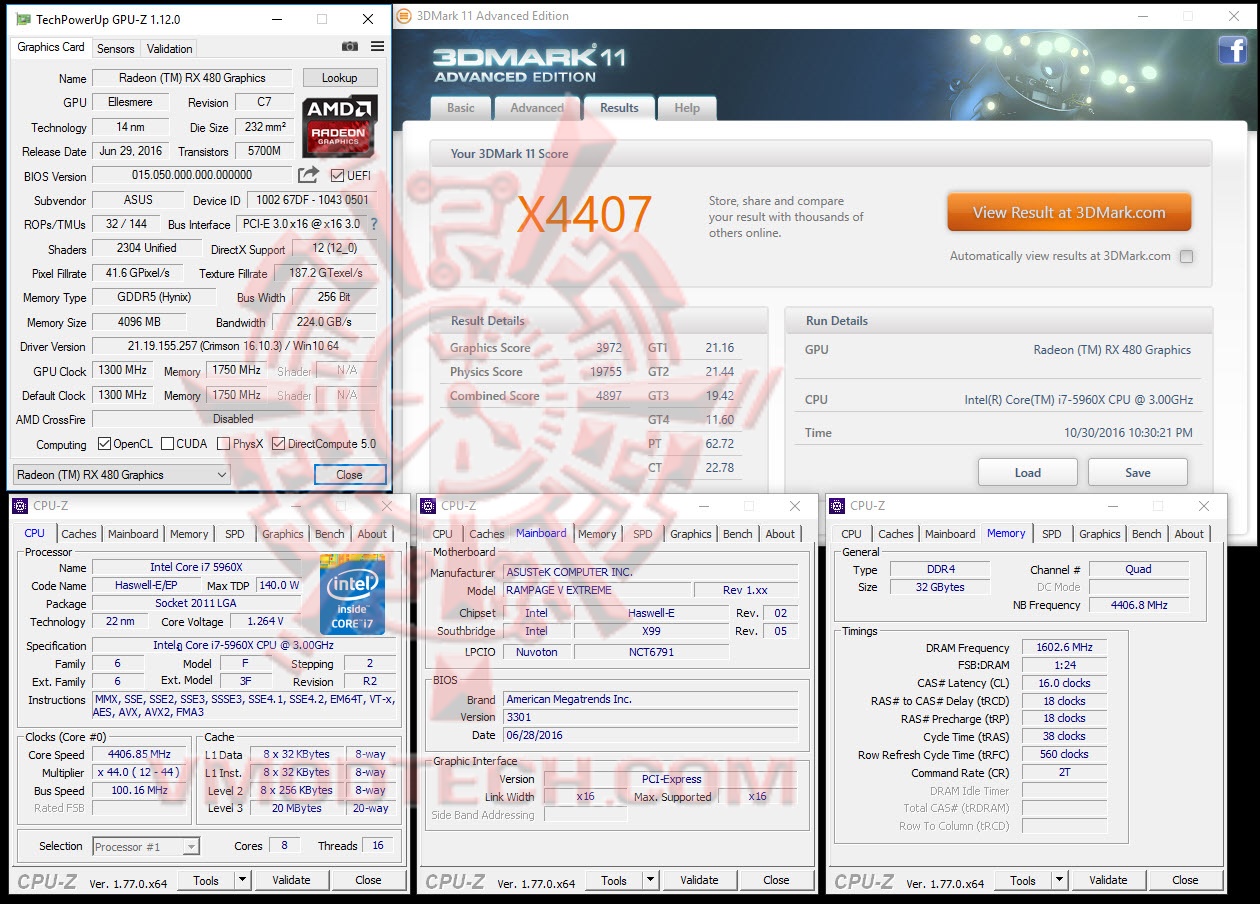 11x 11x ASUS DUAL RX480 O4G 4GB Review