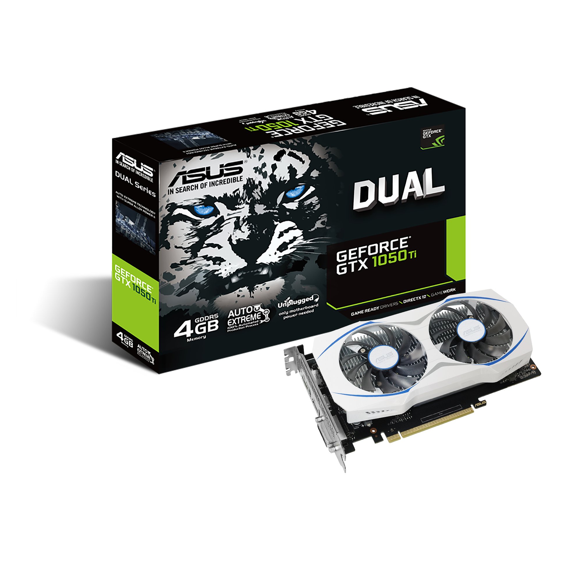 dual gtx1050ti 4g ASUS เอซุสเปิดตัวกราฟิกการ์ดน้องใหม่ GTX 1050 และ GTX 1050Ti ความคุ้มค่าที่เกมเมอร์รอคอย