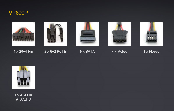 spec1 spec1 Antec VP600P Strictly Power 600W Review