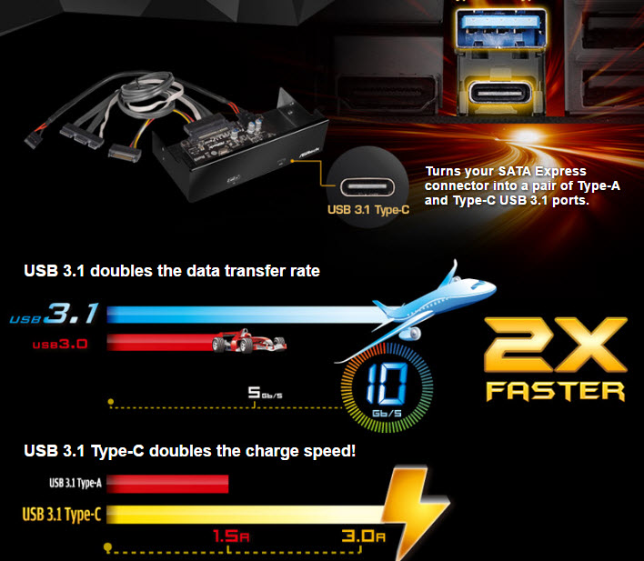 usb-type-c usb type c ASRock Z170 Extreme7+ เมนบอร์ดเพื่อนักออกแบบและผู้ใช้ซอฟต์แวร์ระดับมืออาชีพ