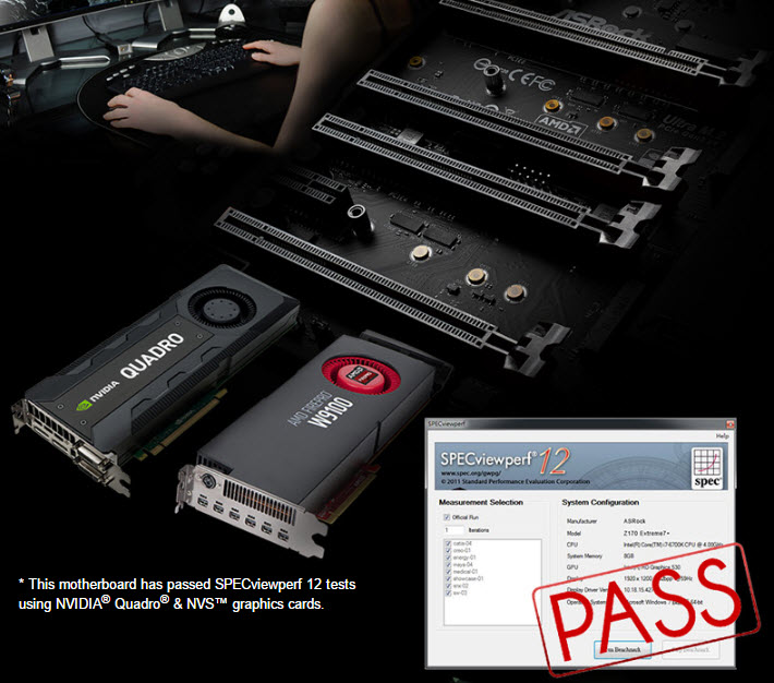 workstation-compatible workstation compatible ASRock Z170 Extreme7+ เมนบอร์ดเพื่อนักออกแบบและผู้ใช้ซอฟต์แวร์ระดับมืออาชีพ