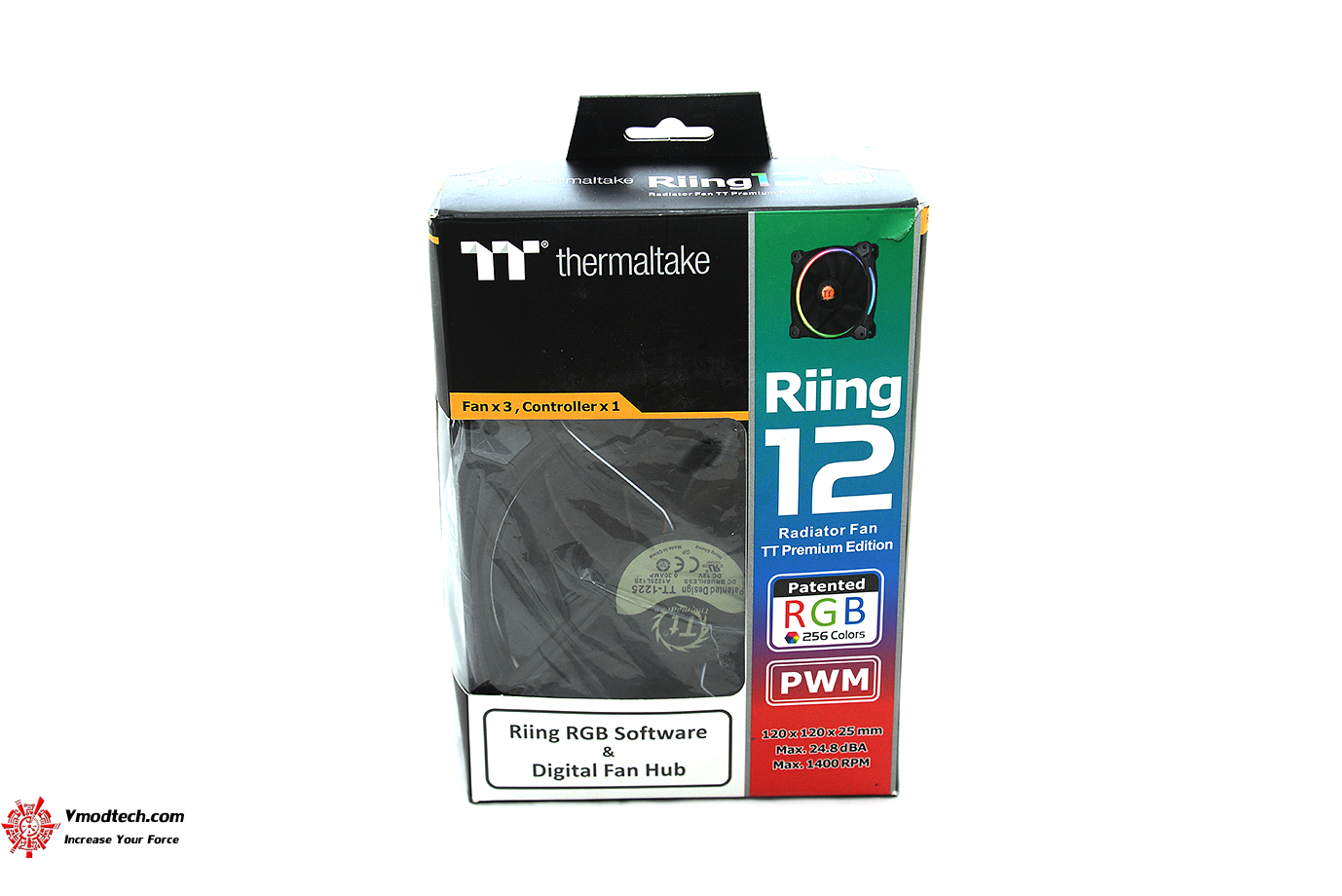 dsc 8681 Thermaltake Riing 12 RGB Radiator Fan TT Premium Edition Review