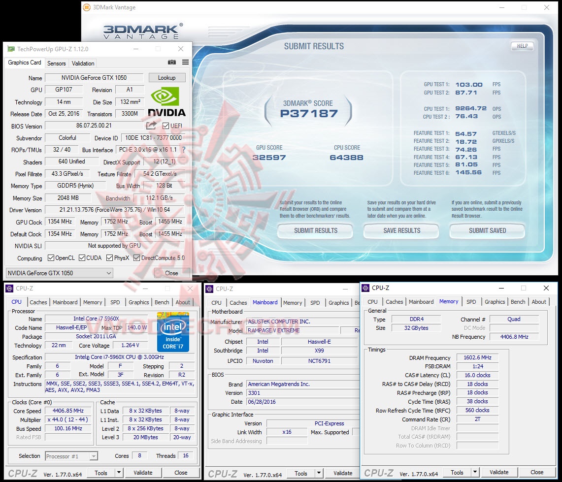 vantage Colorful GeForce GTX 1050 2GB Review