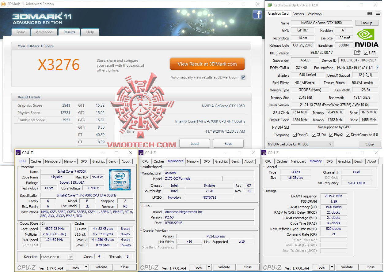 11x oc ASUS EXPEDITION GeForce GTX 1050 eSports Gaming Graphics Card 2GB GDDR5 Review