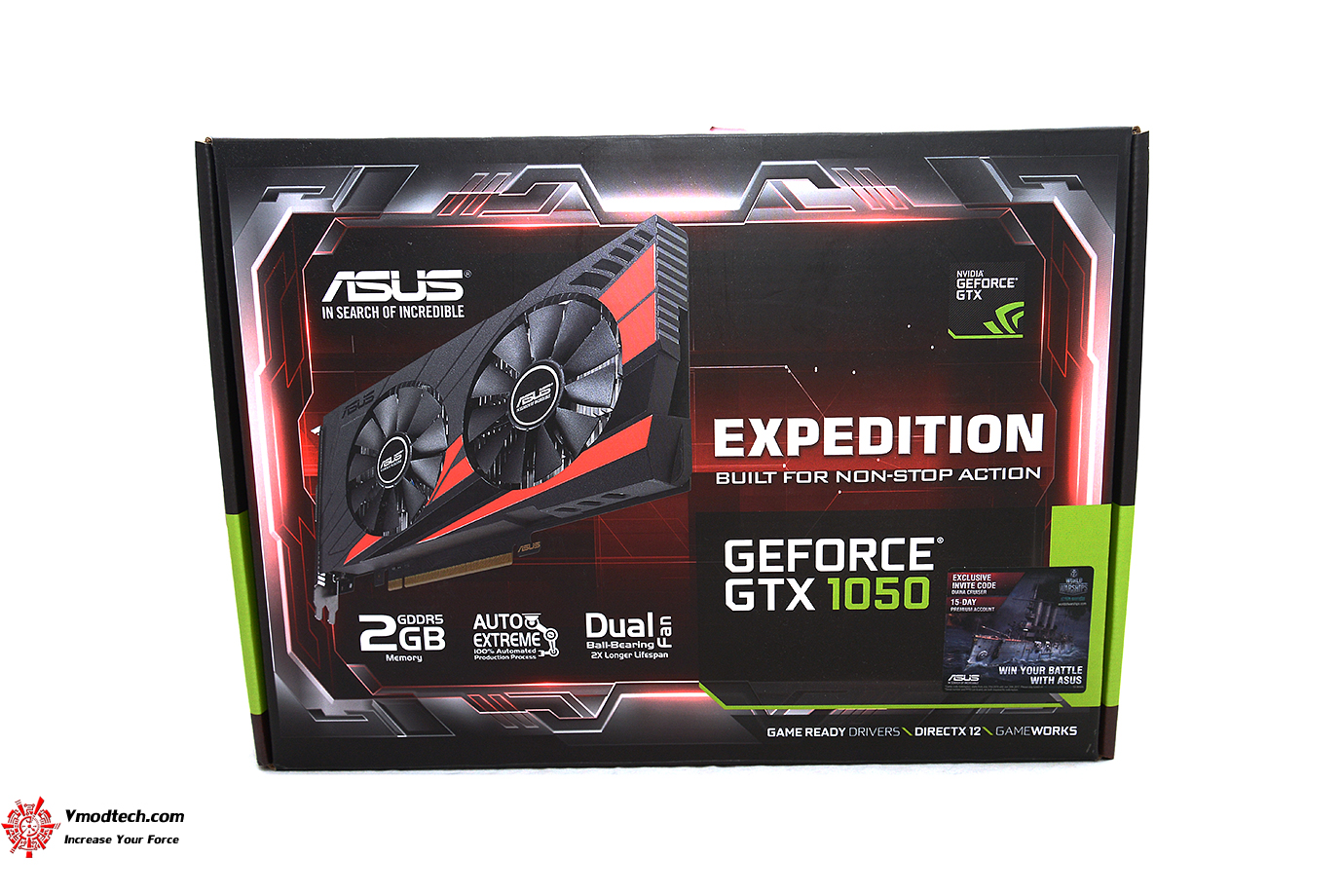 dsc 8765 ASUS EXPEDITION GeForce GTX 1050 eSports Gaming Graphics Card 2GB GDDR5 Review