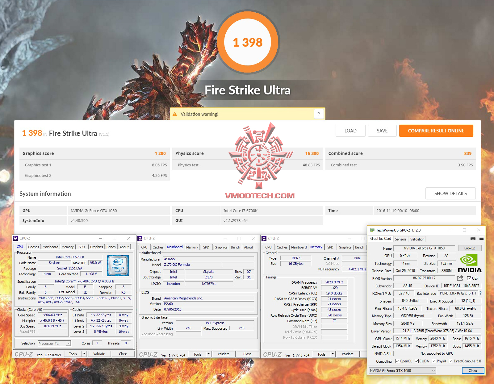 fire u oc ASUS EXPEDITION GeForce GTX 1050 eSports Gaming Graphics Card 2GB GDDR5 Review