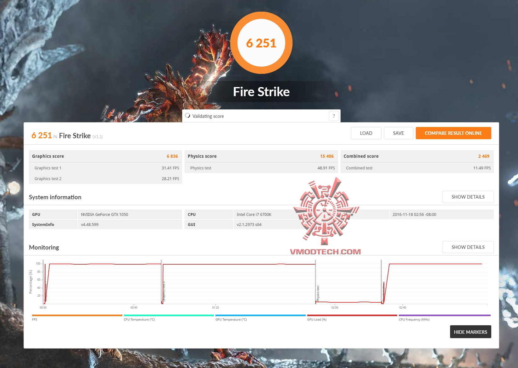 fire ASUS EXPEDITION GeForce GTX 1050 eSports Gaming Graphics Card 2GB GDDR5 Review