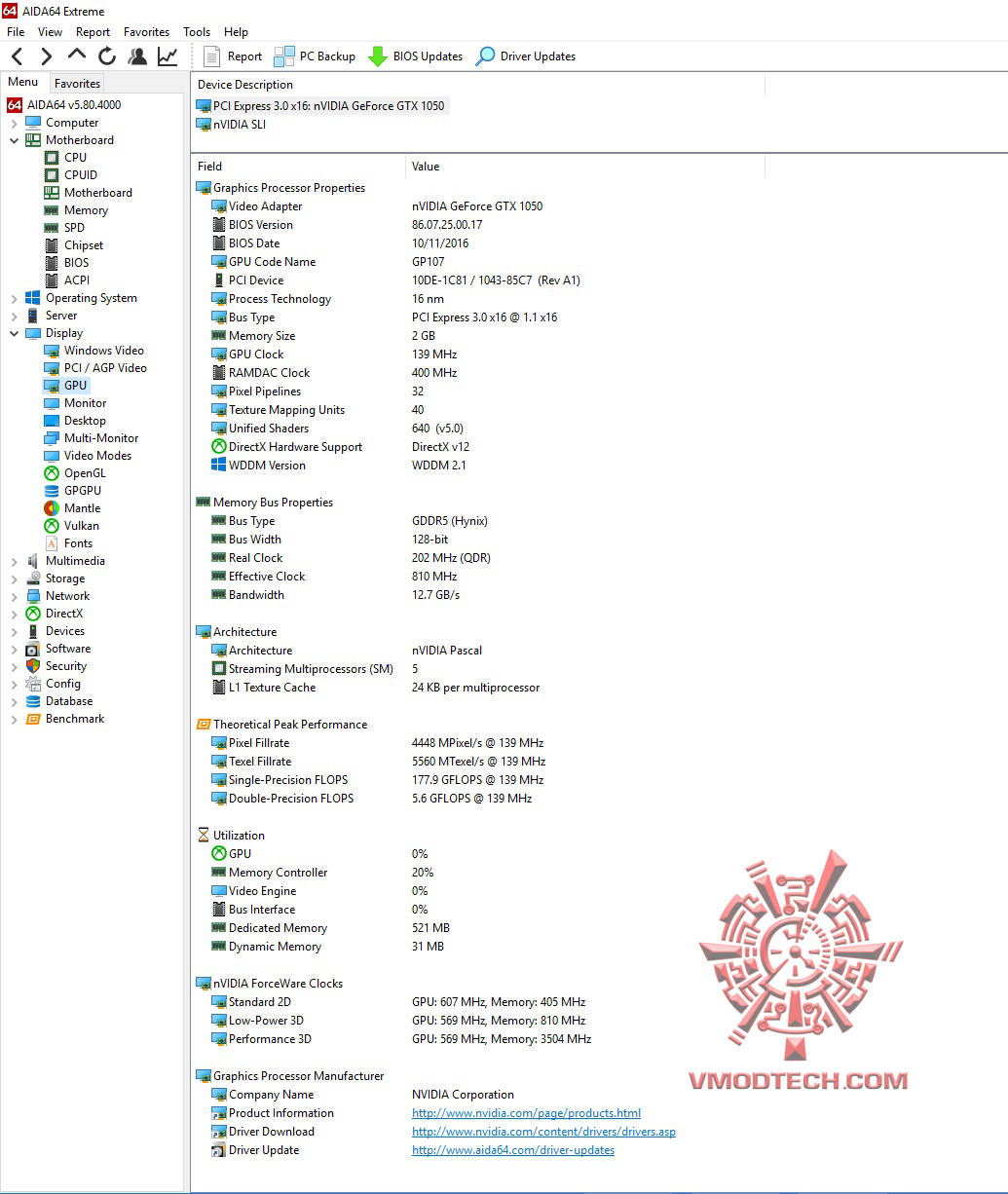 gpu13 ASUS EXPEDITION GeForce GTX 1050 eSports Gaming Graphics Card 2GB GDDR5 Review