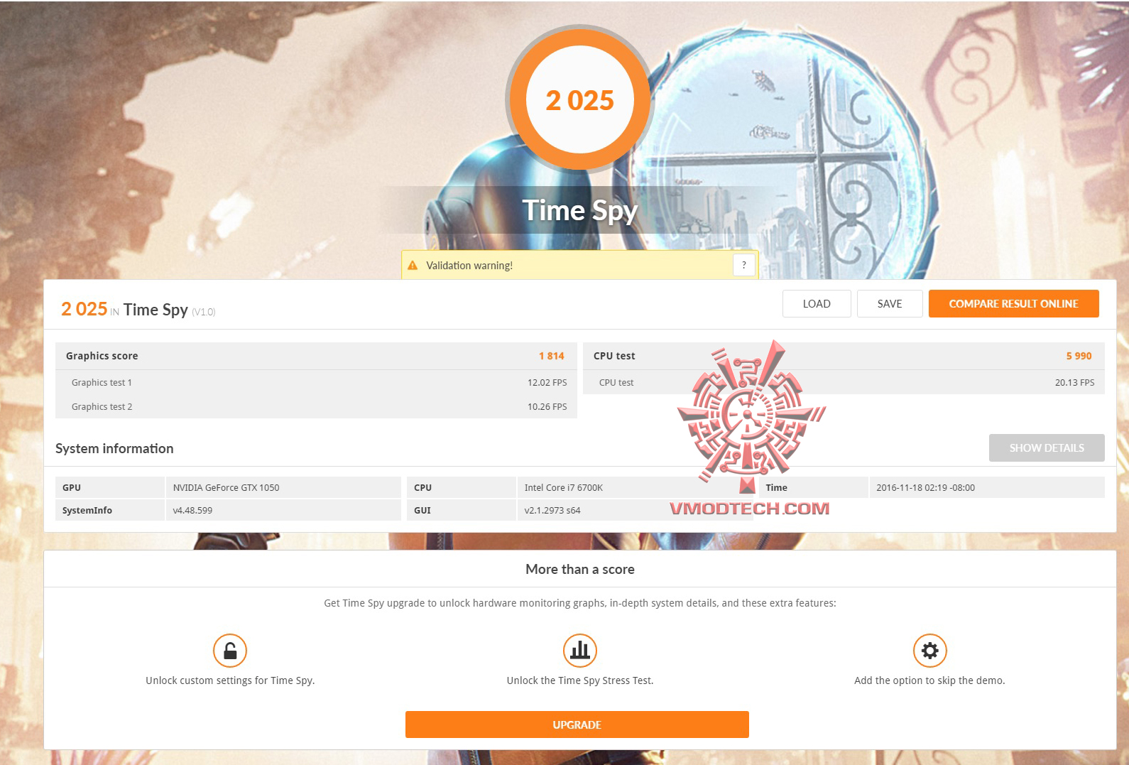 spy1 ASUS EXPEDITION GeForce GTX 1050 eSports Gaming Graphics Card 2GB GDDR5 Review