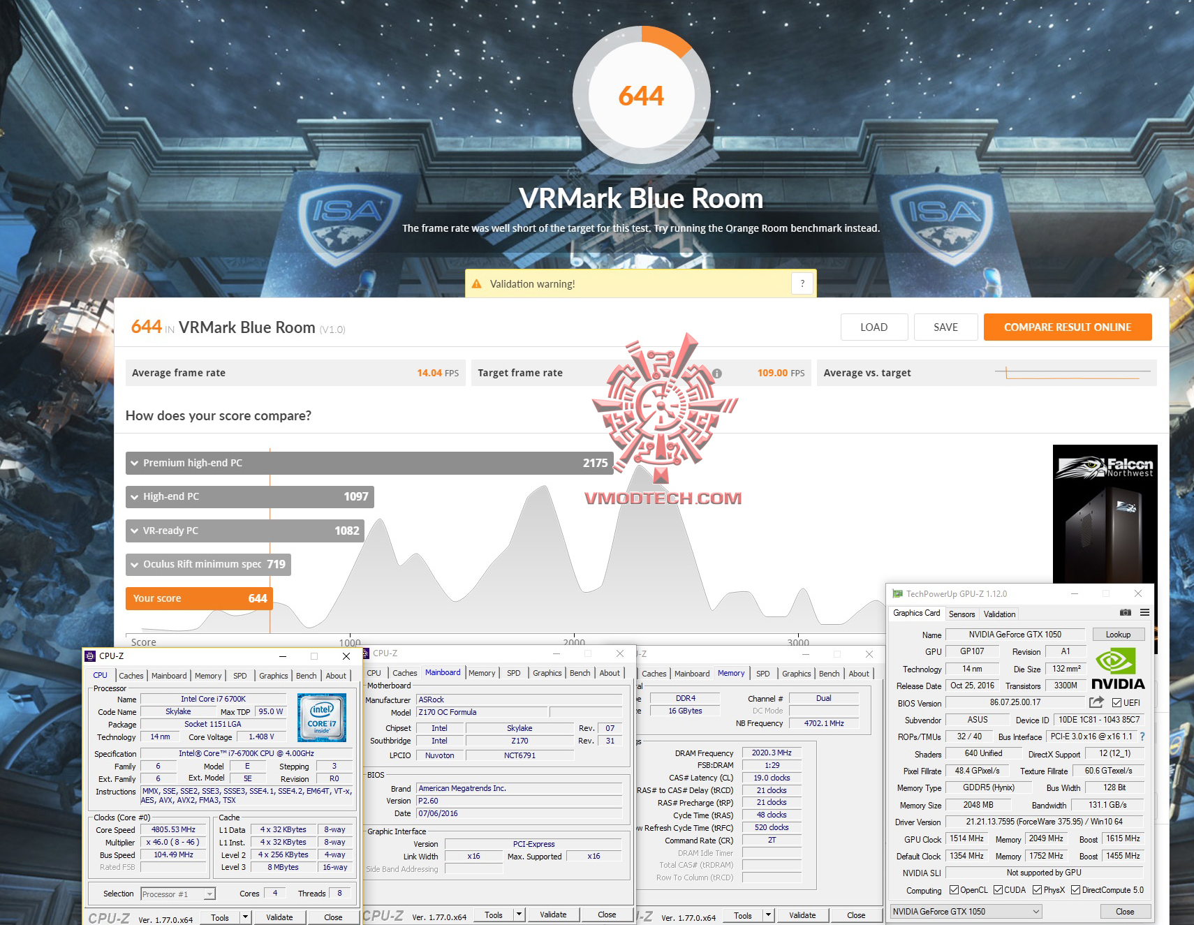vr b oc ASUS EXPEDITION GeForce GTX 1050 eSports Gaming Graphics Card 2GB GDDR5 Review