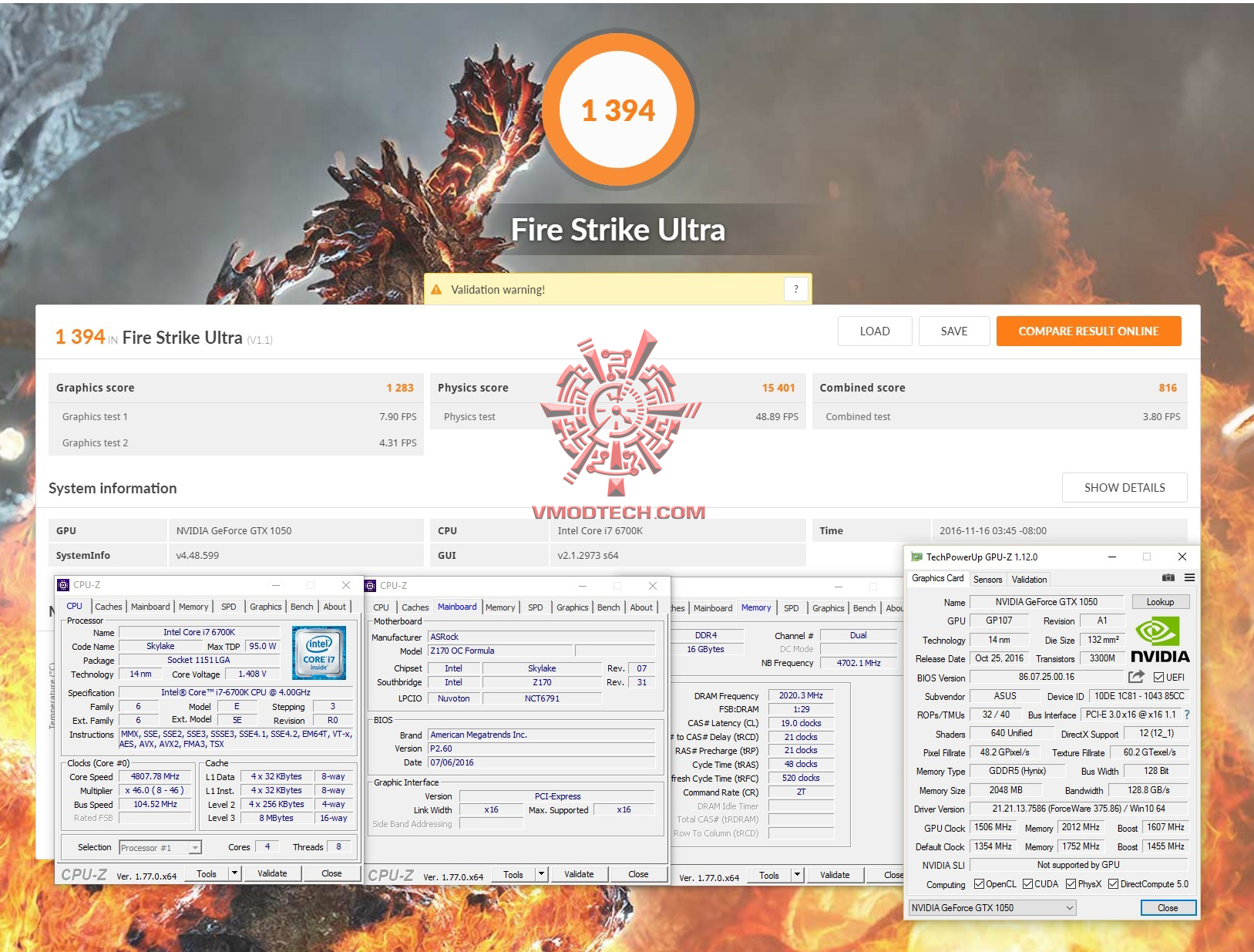 fire u oc ASUS GeForce GTX 1050 2GB Dual fan Edition Review