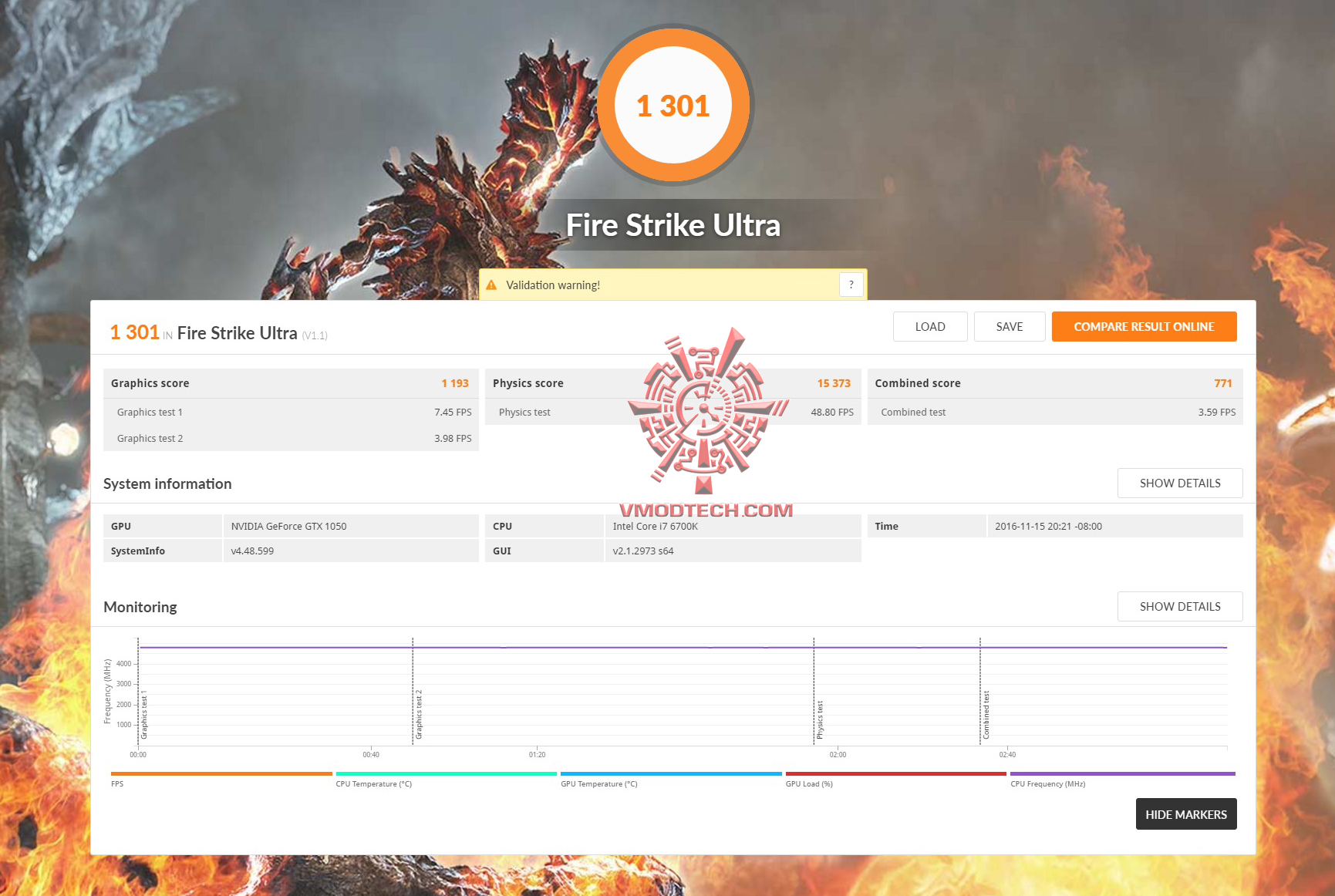 fire u ASUS GeForce GTX 1050 2GB Dual fan Edition Review
