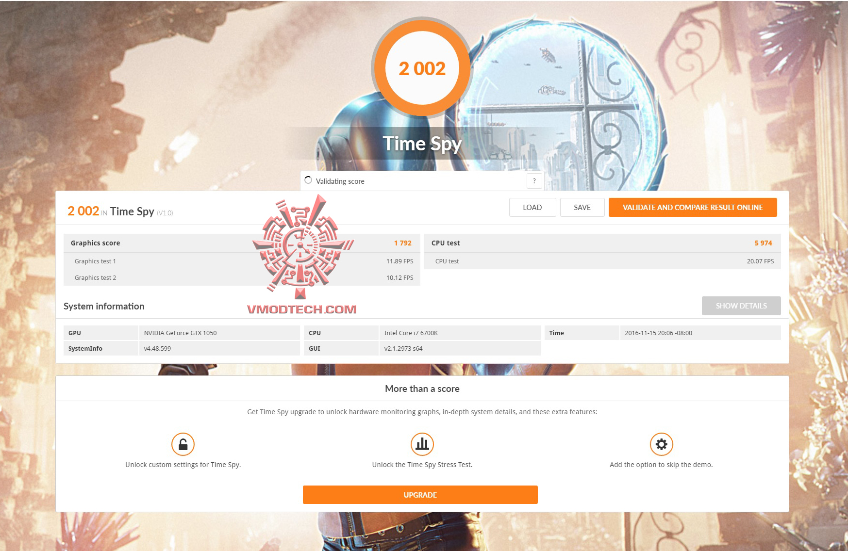 spy ASUS GeForce GTX 1050 2GB Dual fan Edition Review