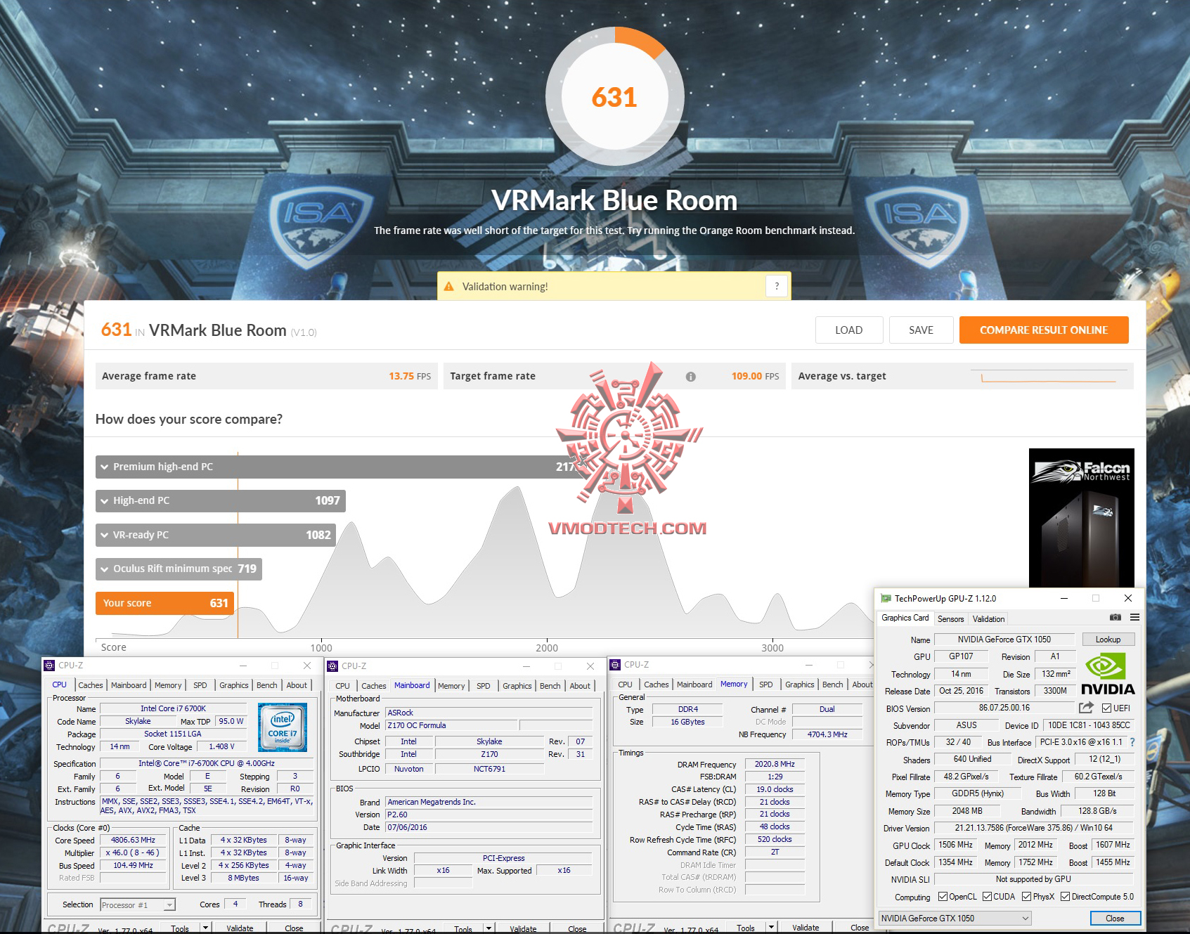 vr-b-oc vr b oc ASUS GeForce GTX 1050 2GB Dual fan Edition Review