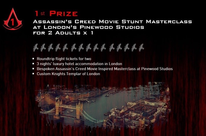 4 4 MSI จับมือร่วมกับ Assassins Creed movie เปิดแคมเปญใหญ่ส่งท้ายปี ลุ้นรับของรางวัลใหญ่ตั๋วเครื่องบินพร้อมที่พัก ลอนดอน ประเทศอังกฤษ หรือ โตเกียวประเทศญี่ปุ่น