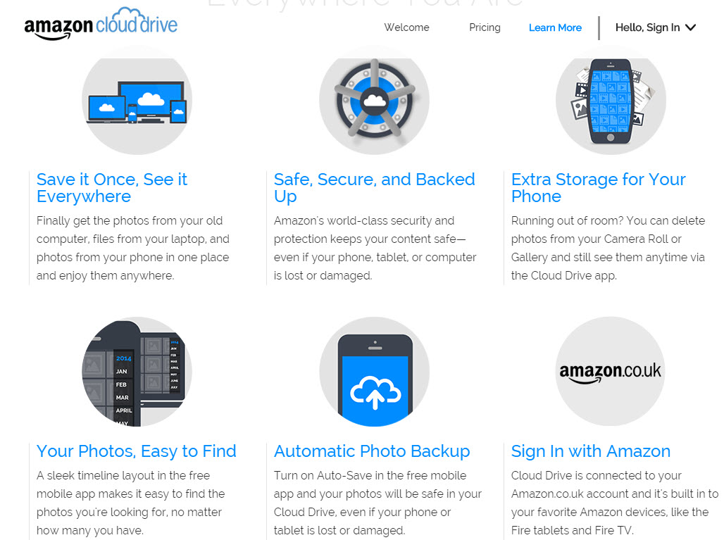 amazon-cloud-drive amazon cloud drive Kingston แนะนำ 4 วิธีเพิ่มพื้นที่ให้กับสมาร์ทโฟนแบบง่ายๆ