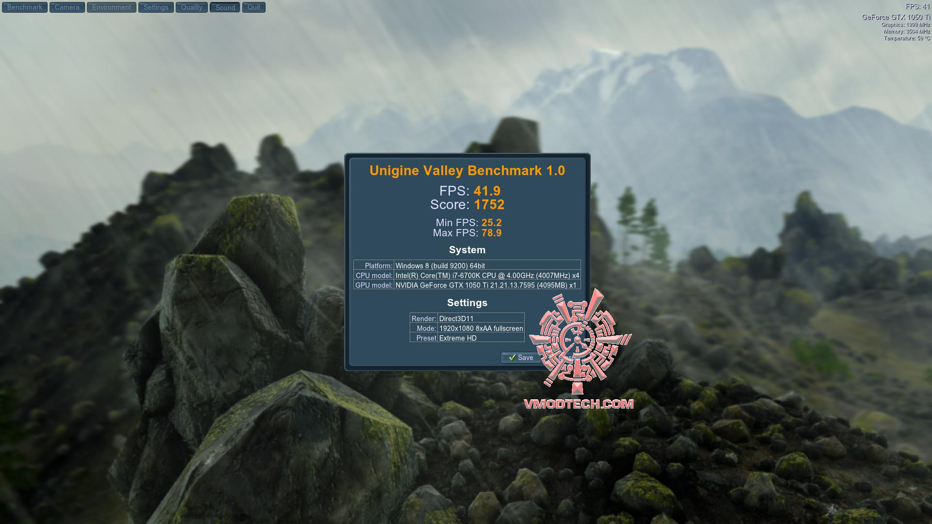 valley 2016 11 20 05 20 11 21 ASUS ROG STRIX GTX1050TI O4G GAMING REVIEW