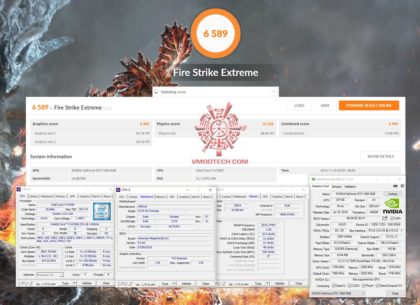 fire ex oc ASUS DUAL GTX1060 6G REVIEW