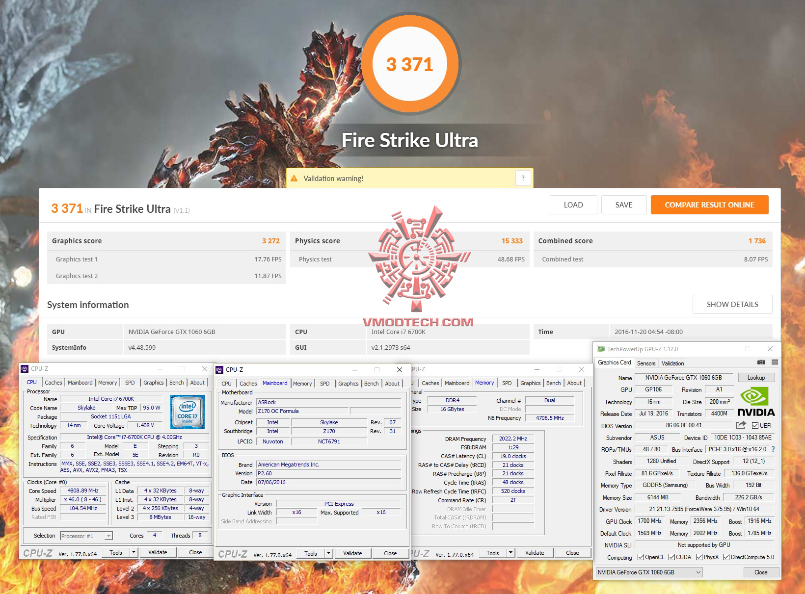 fire u oc ASUS DUAL GTX1060 6G REVIEW