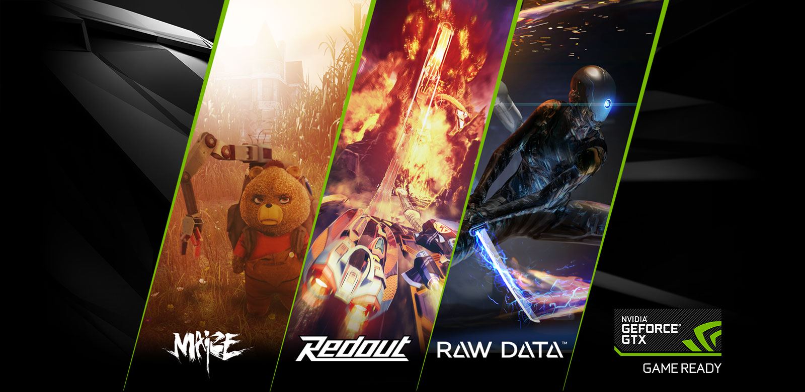 header ซื้อการ์ดจอ EVGA GeForce GTX 1060, 1050 Ti หรือ 1050 เลือกรับเกมส์ Maize, Redout หรือ Raw Data ไปแบบฟรีๆ