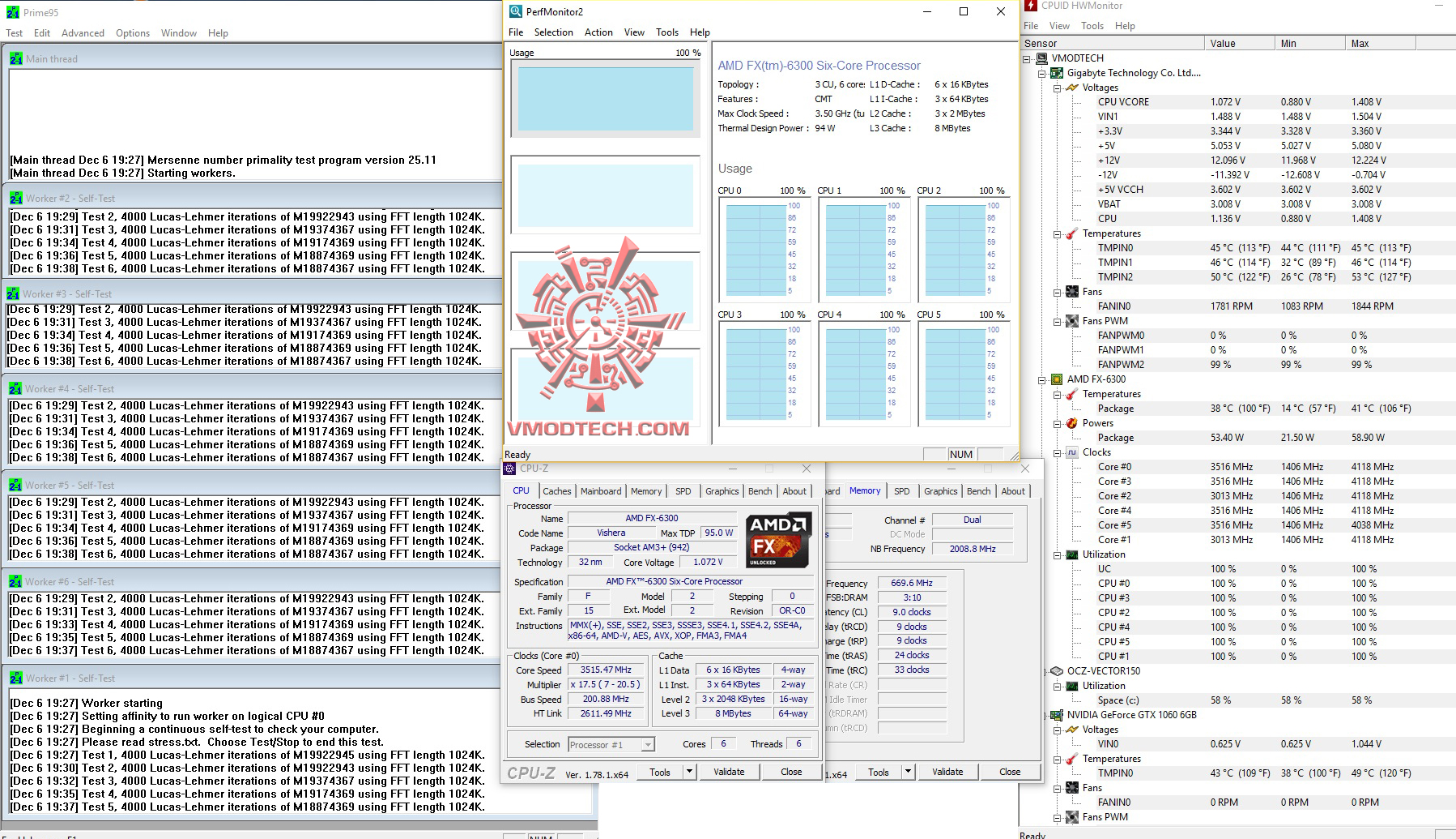 prime95 NOCTUA NH U9S CPU Cooler Review