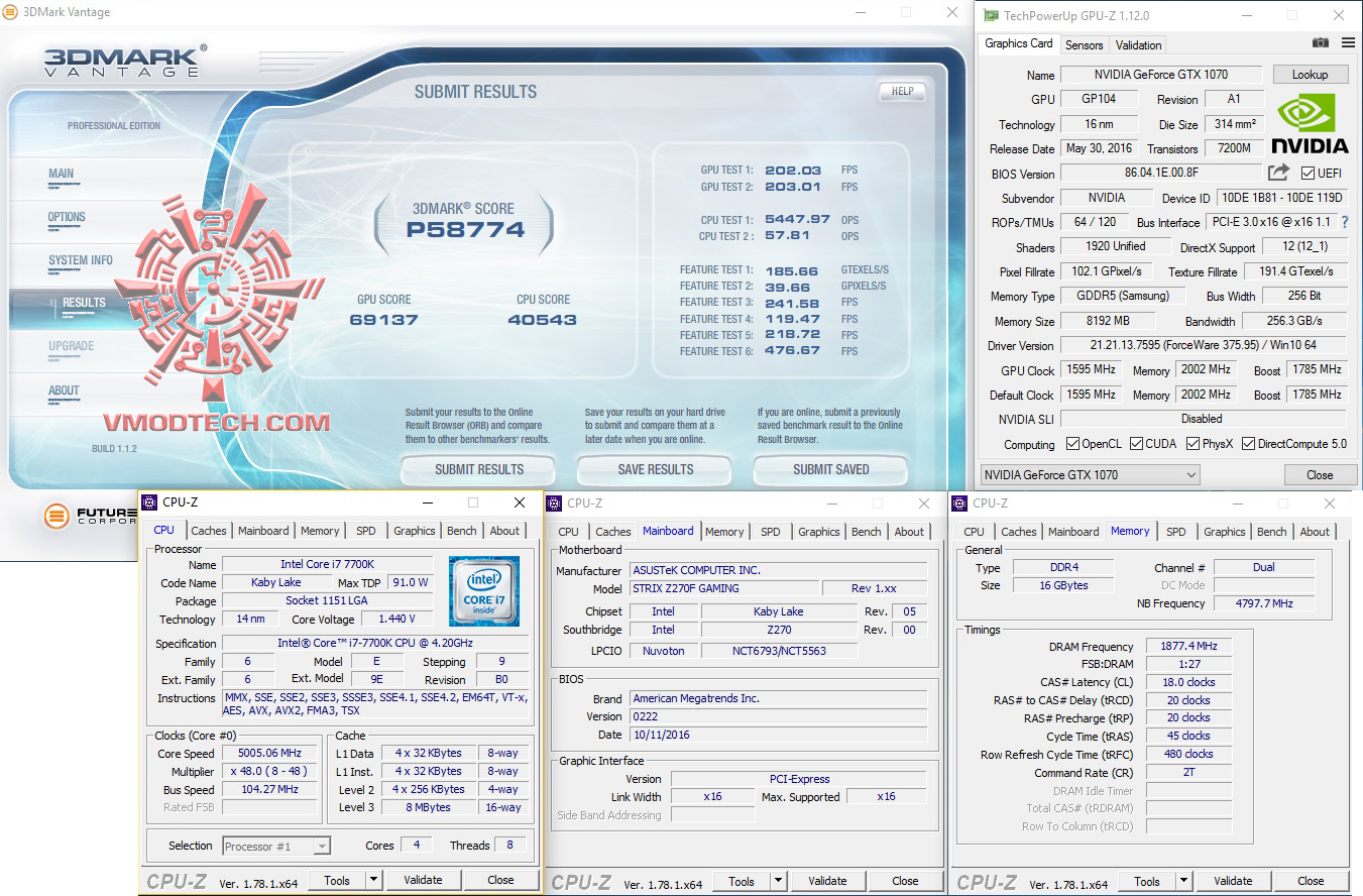 vt ASUS Z270F STRIX GAMING REVIEW