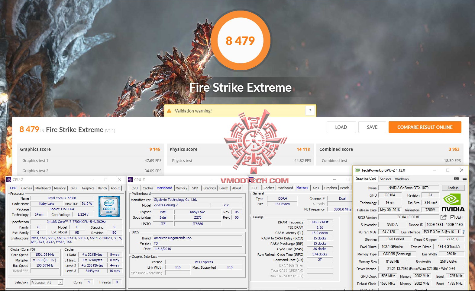 fire-ex fire ex Intel Core i7 7700K & GIGABYTE AORUS GA Z270X GAMING 7 Review