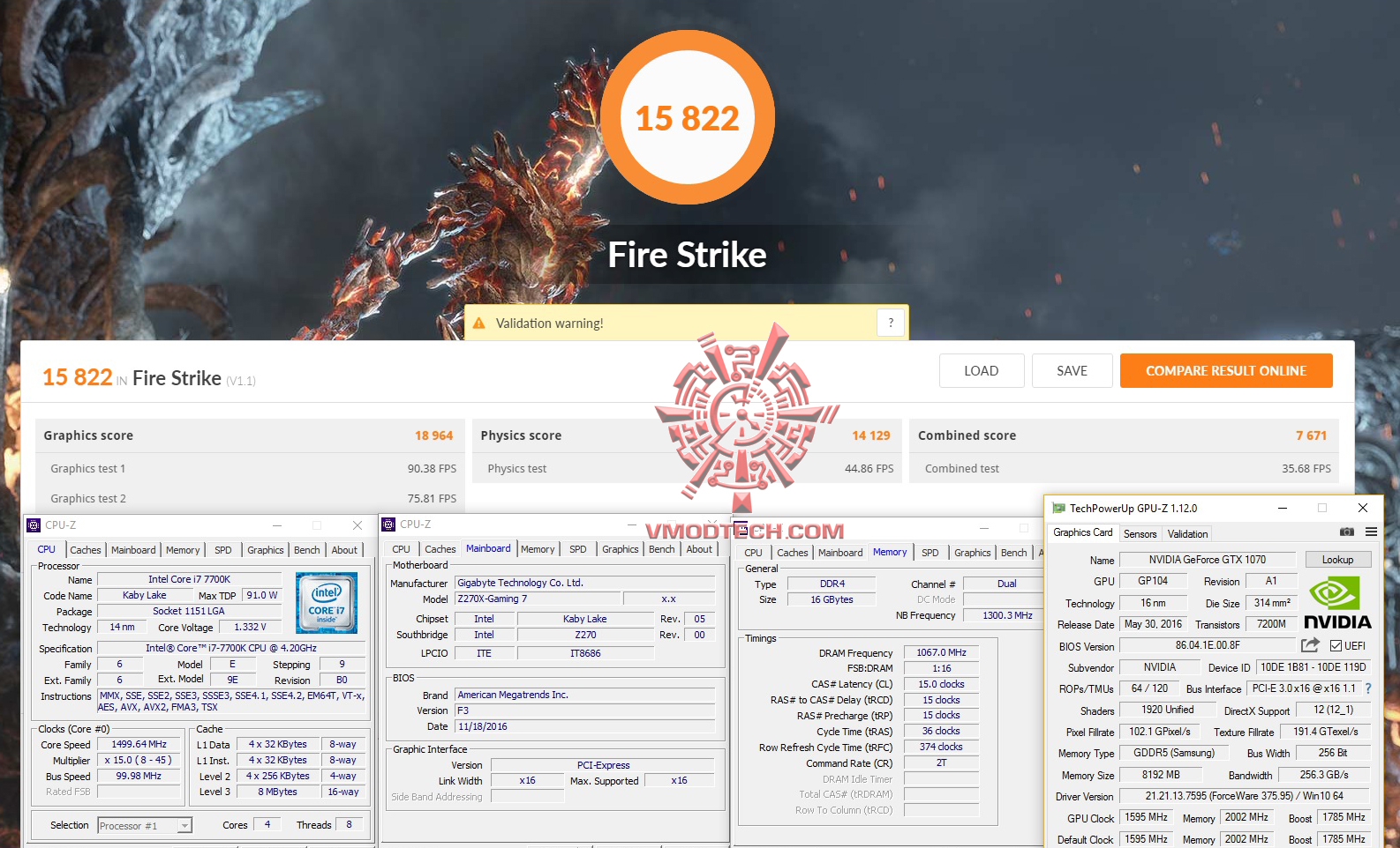 fire fire Intel Core i7 7700K & GIGABYTE AORUS GA Z270X GAMING 7 Review