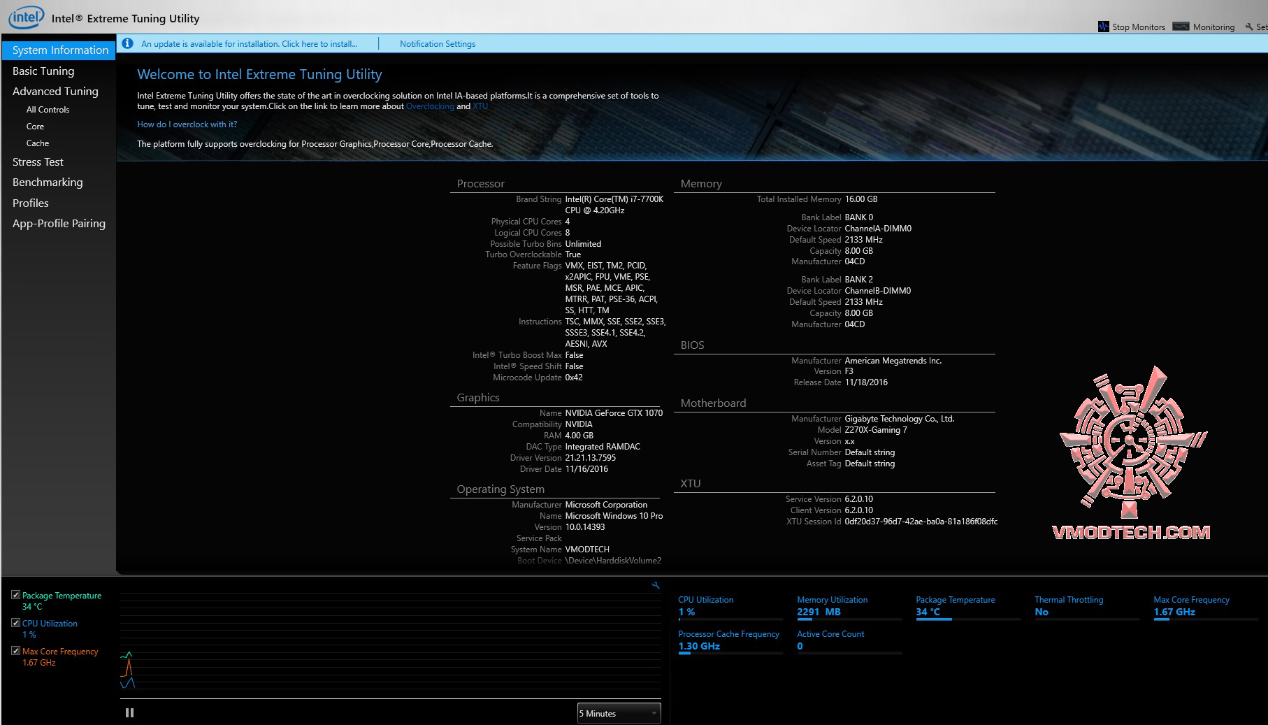intel intel Intel Core i7 7700K & GIGABYTE AORUS GA Z270X GAMING 7 Review