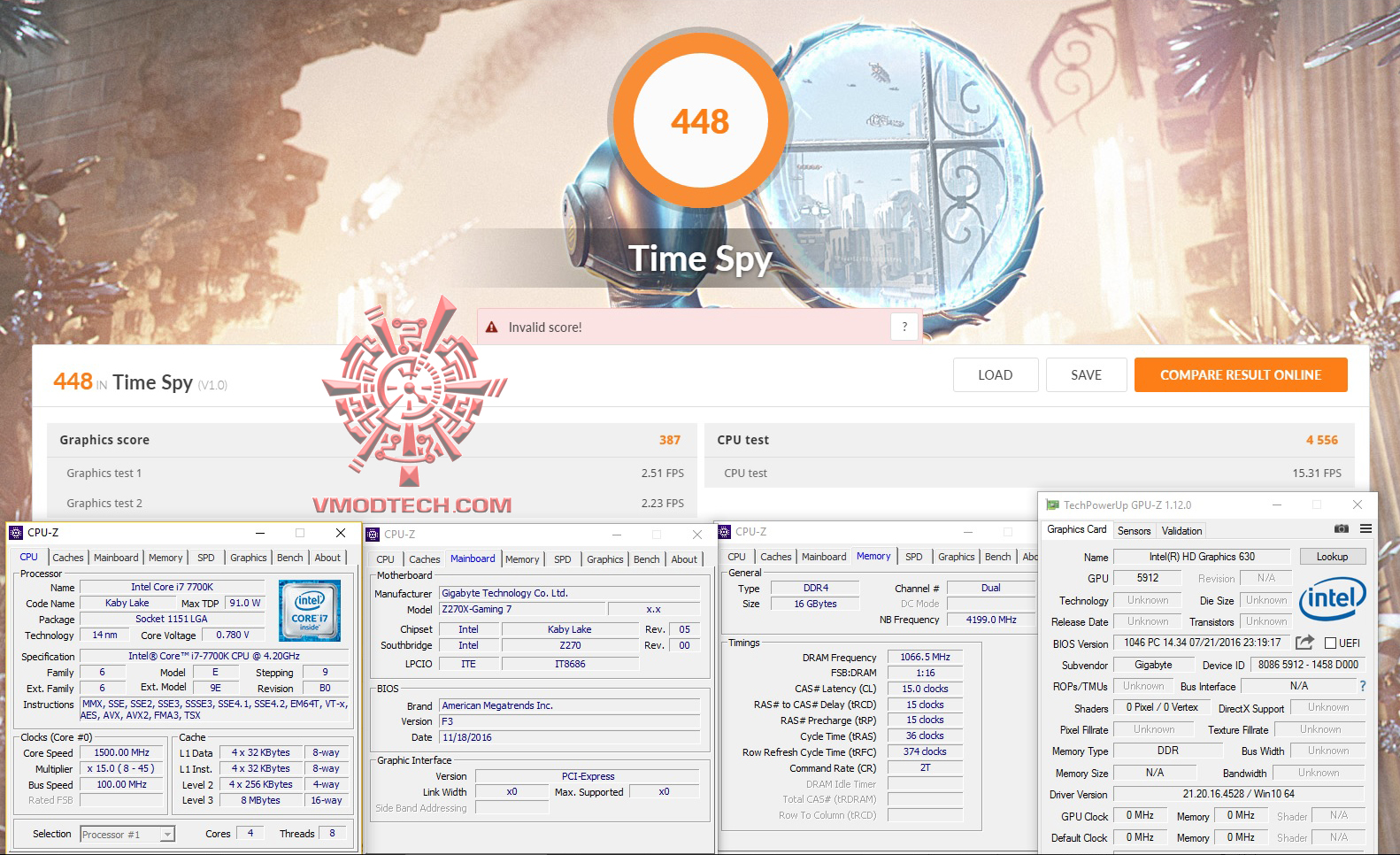 spy-igp spy igp Intel Core i7 7700K & GIGABYTE AORUS GA Z270X GAMING 7 Review