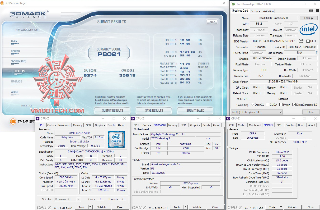 vt-igp vt igp Intel Core i7 7700K & GIGABYTE AORUS GA Z270X GAMING 7 Review