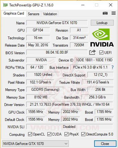 gpuz ASRock Z270 Extreme4 Review 