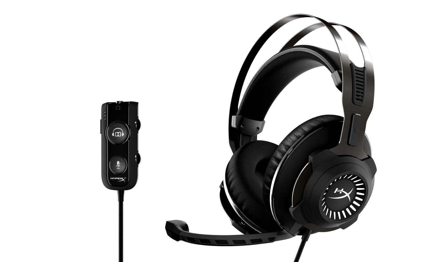 revolver s dongle HyperX อวดโฉมหูฟังเกมมิ่ง HyperX Cloud Revolver S ที่มาพร้อมระบบเสียงรอบทิศทาง Plug and Play Dolby